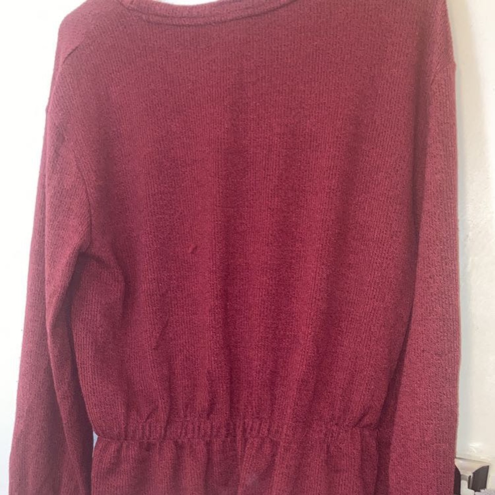 Plum sweater top